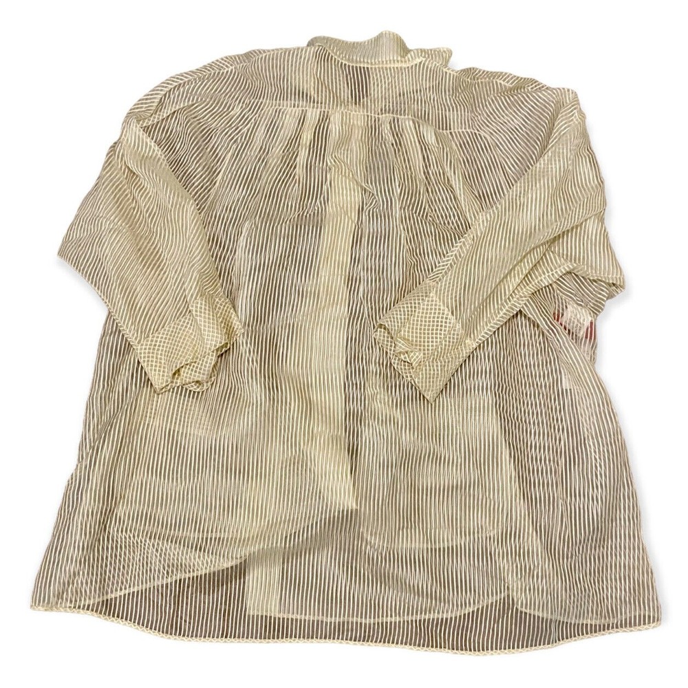 Vtg Valentino Intimo Night Gown Silk Blend Sheer Size 6 - Picture 2 of 6
